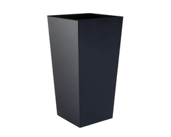 VAZONAS PLASTIKINIS 40CM URBI SQUARE ANTRACITO