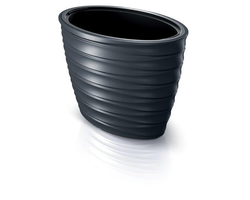 VAZONAS PLASTIKINIS 60CM. FREZE ANTRACITO SPALVOS