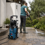 Bosch GHP 5-75X Professional aukšto slėgio plovykla su teleskopine rankena ir žarnos vyniojimo būgnu