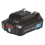 Makita 197396-9 12V 2.0Ah kompaktiškas akumuliatorius su įkrovos indikatoriumi CXT įrankiams
