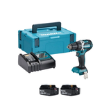 Makita DDF484RGJ akumuliatorinis gręžtuvas su dviem 6.0Ah akumuliatoriais ir LED apšvietimu