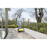 Karcher 1.766-420.0 stumiama šluota su dideliu atliekų konteineriu