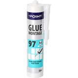 KLIJAI IR UŽPILDAS PLYTELĖMS POINT 97 280ML BALTOS SPALVOS