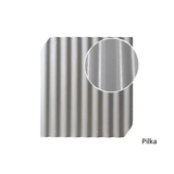 Banguotas Cembrit lakštas 1250x1150mm su paruoštomis montavimo skylėmis ir nupjautais kampais
