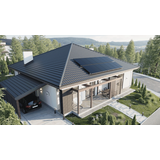 Skardinės čerpės TREND Blachotrapez - plokščia lakštinė stogo danga su moderniu dizainu ir lygia forma