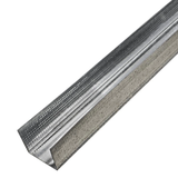 UW-75 perimetrinis profilis gipskartonio pertvaroms, 3m ilgio, 0.5mm storio metalinis karkasas