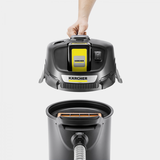 Karcher pelenų siurblio metalinė žarna ir rankinis vamzdelis židinio valymui