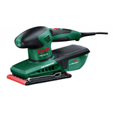 BOSCH PSS 200 AC vibracinis šlifuoklis su dulkių surinkimo sistema ir ergonomiška rankena