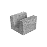 U tipo Fibo blokelis 245x250x185mm betoninio žiedo formavimui ir sąramų montavimui