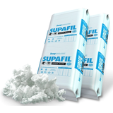 Knauf Supafil Loft biri pučiama mineralinė vata 6kg pakuotėje, skirta šilumos ir garso izoliacijai