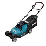 Makita DLM432PT2 vejapjovės ergonomiškas dizainas su dideliais ratais