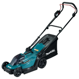 Makita DLM330RT akumuliatorinė vejapjovė su 33cm pjovimo pločiu ir žolės surinkimo krepšiu