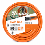 GOLD LINE 3/4 colio armuota sodo laistymo žarna 20 metrų oranžinė su pilkomis juostomis