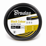 Juoda sodo laistymo žarna Bradas Black Colour 1/2 25m su 3 sluoksnių konstrukcija